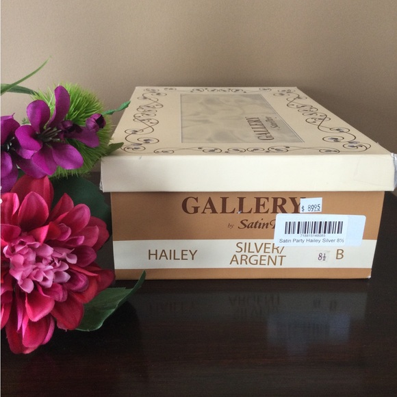 Gallery Sparkly Silver Strappy Stilettos - Picture 14 of 14